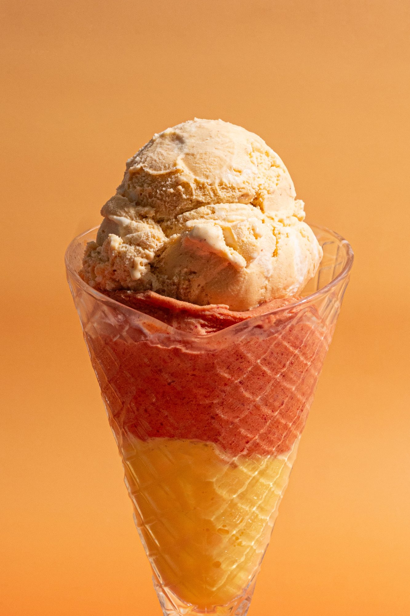 Candy Corn Sundae