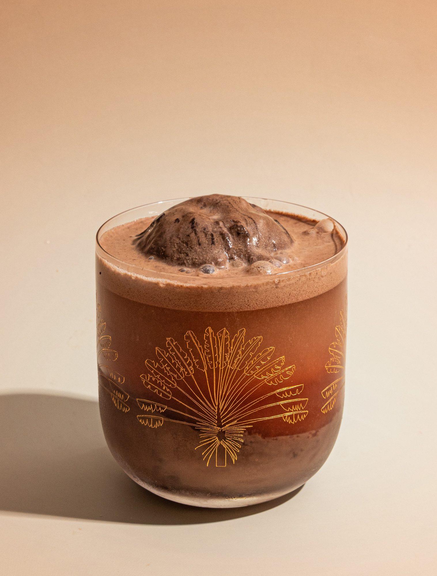 Chocolate Ice Cream Float
